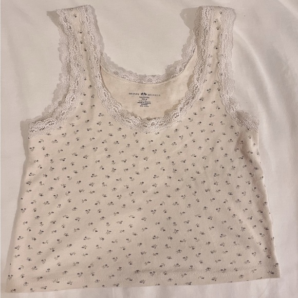 Brandy Melville Tops - brandy floral tank